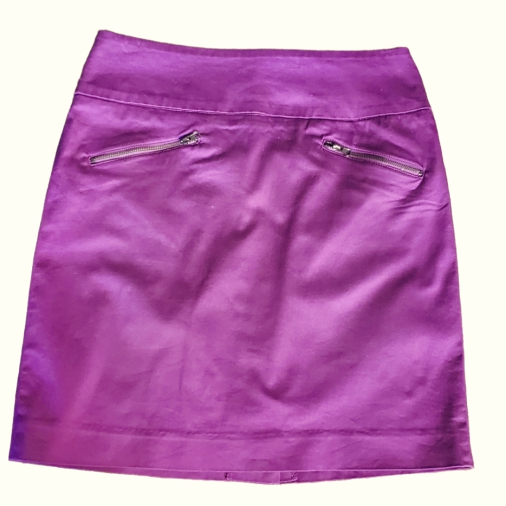 SANDRO STUDIO SIZE 2 PLUM SKIRT